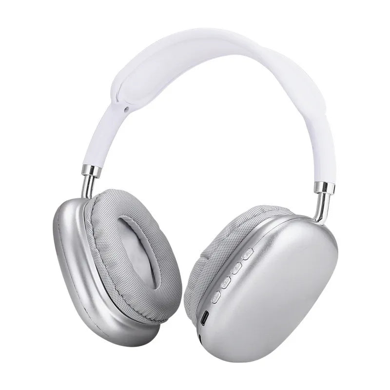 Casque Bluetooth P9 argent