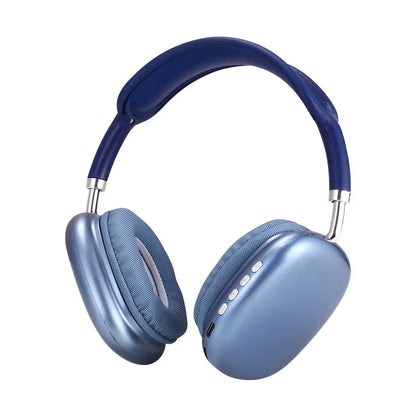 Casque Bluetooth P9 bleu