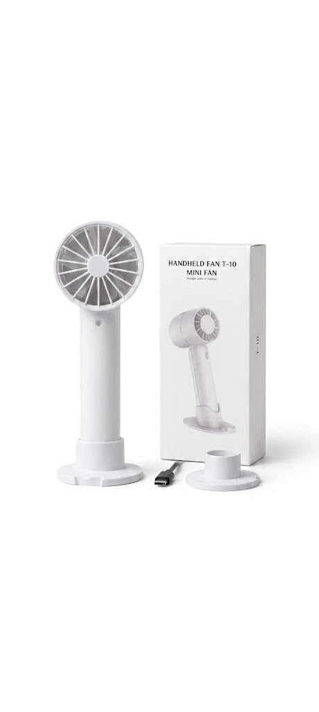 Mini ventilateur T10 blanc